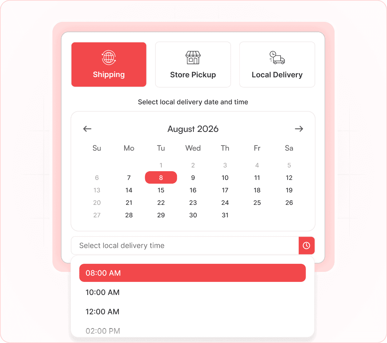 Let Customers Choose Their Preferred Date and Time