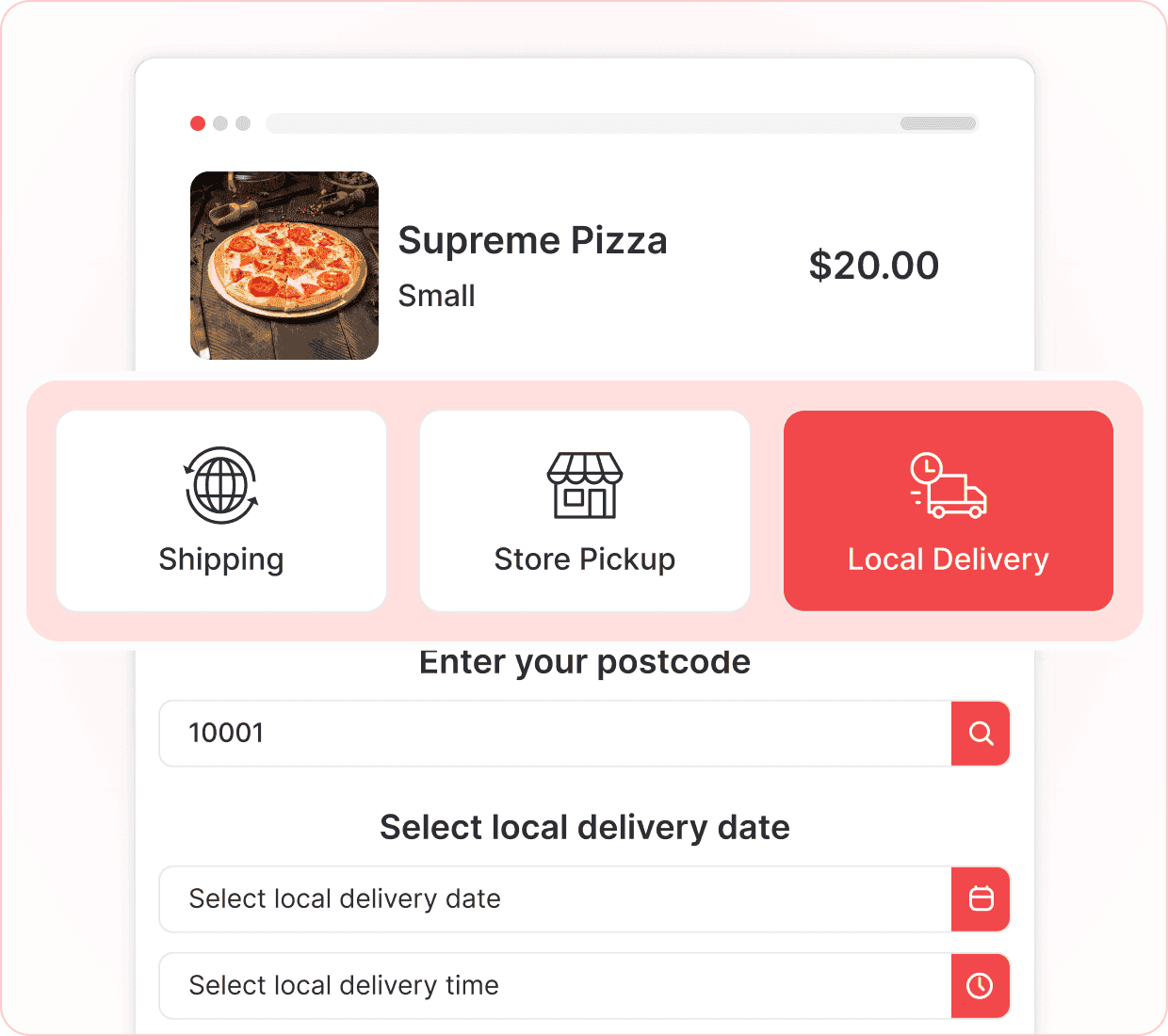 Offer Local Delivery Only Where You Can Deliver