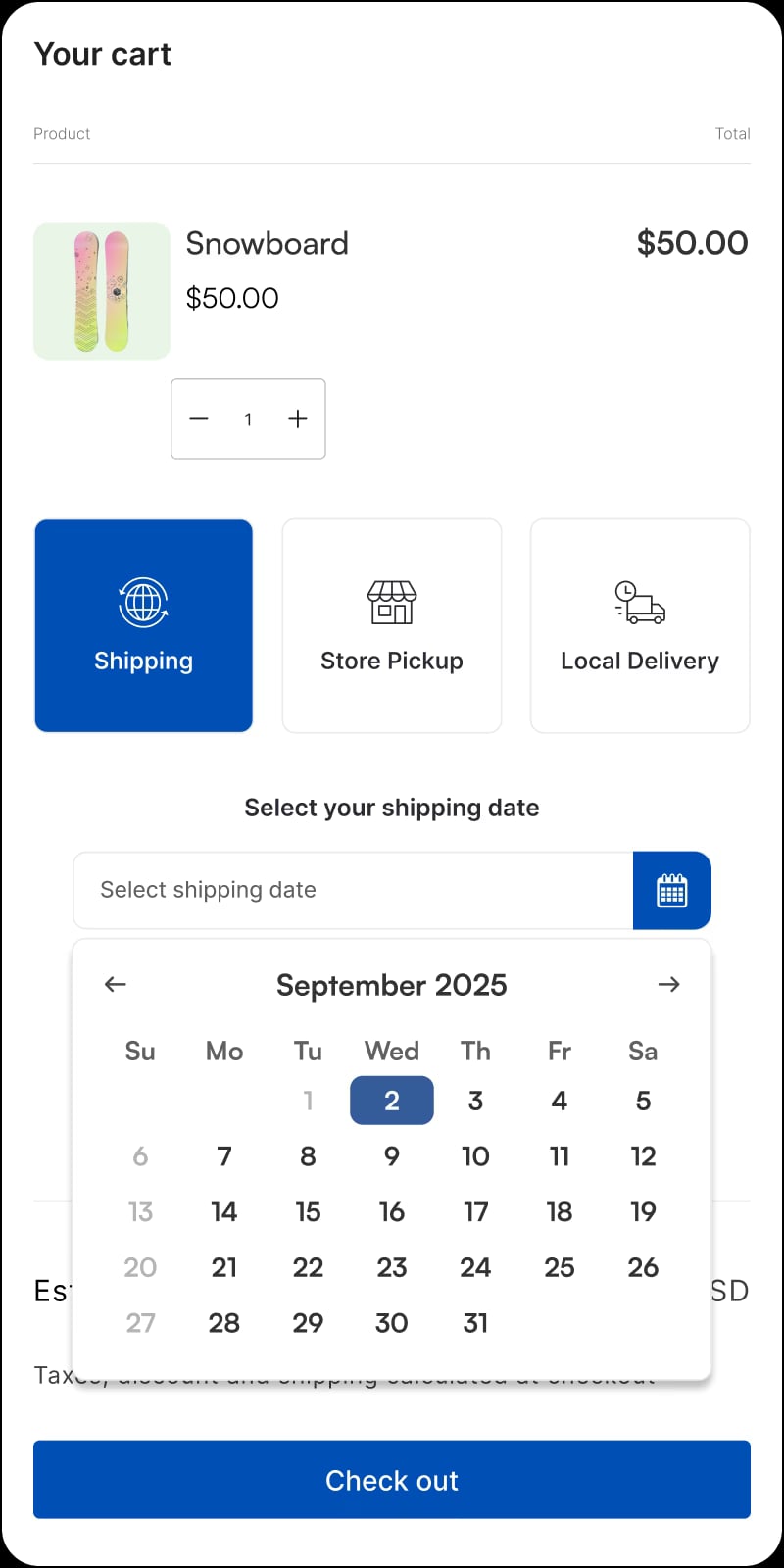 Stellar Calendar Theme 3 — Vibrant