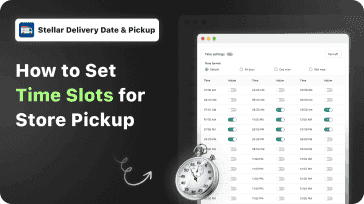 How to Set Time Slots for Store Pickup