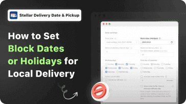 How to Set Block Dates or Holidays for Local Delivery